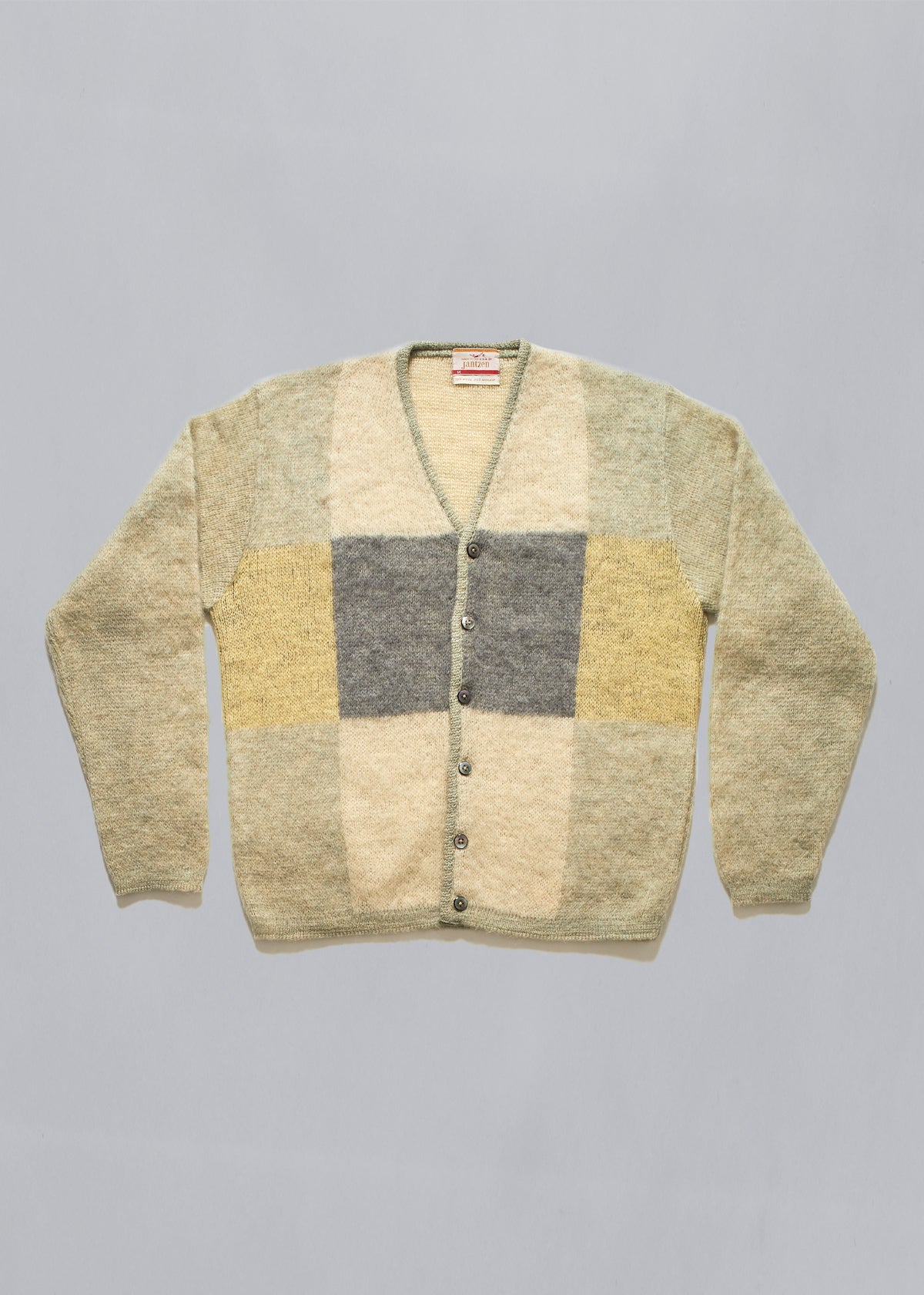 VINTAGE 60s Color Block Mohair Sweater | hartwellspremium.com