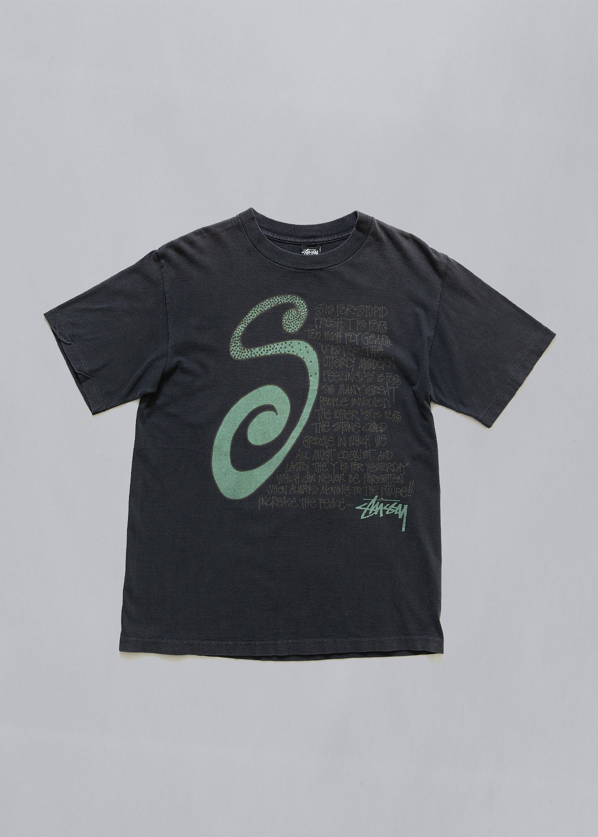 Black S Talk Tee 1991 - Large