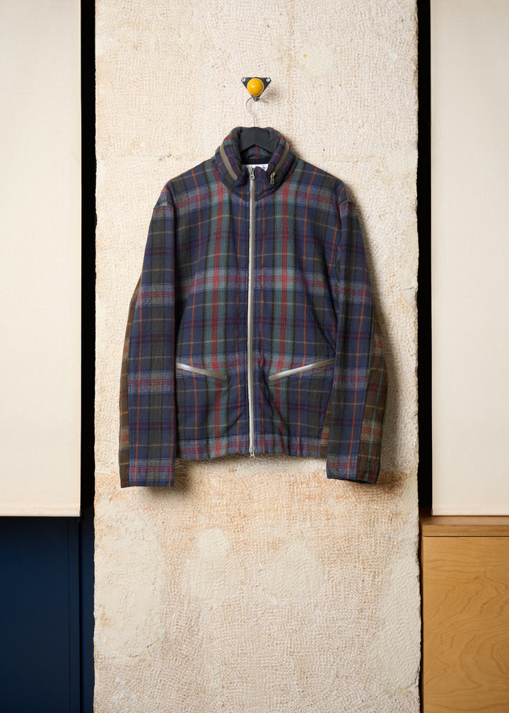 CDG Shirt Checkered Flannel Wool Tech Jacket 2008 - Large – The