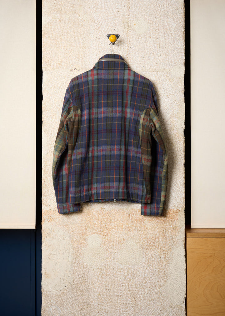 CDG Shirt Checkered Flannel Wool Tech Jacket 2008 - Large – The