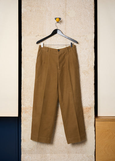 Camel Soft Moleskin Dress Pants 1990's - 46IT
