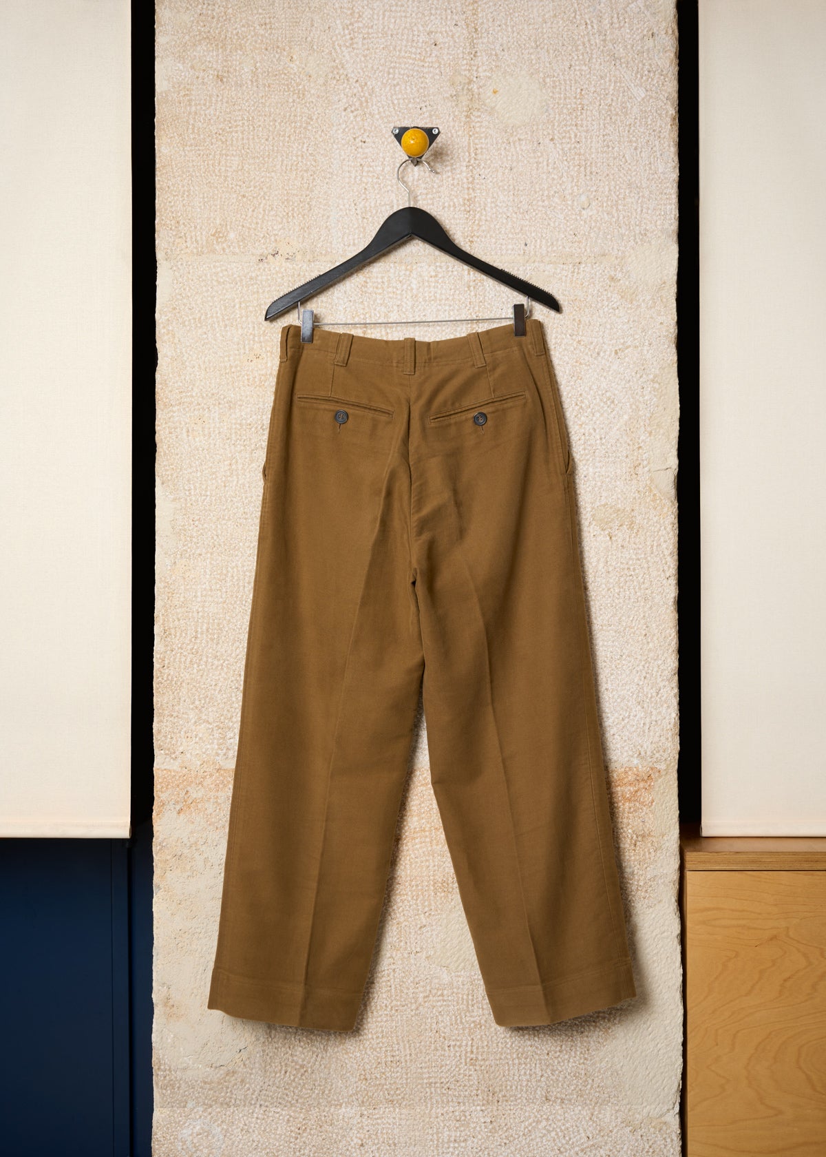 Camel Soft Moleskin Dress Pants 1990's - 46IT