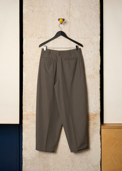 CDG Homme Olive Poly Rayon Relax Pants 1996 - Medium