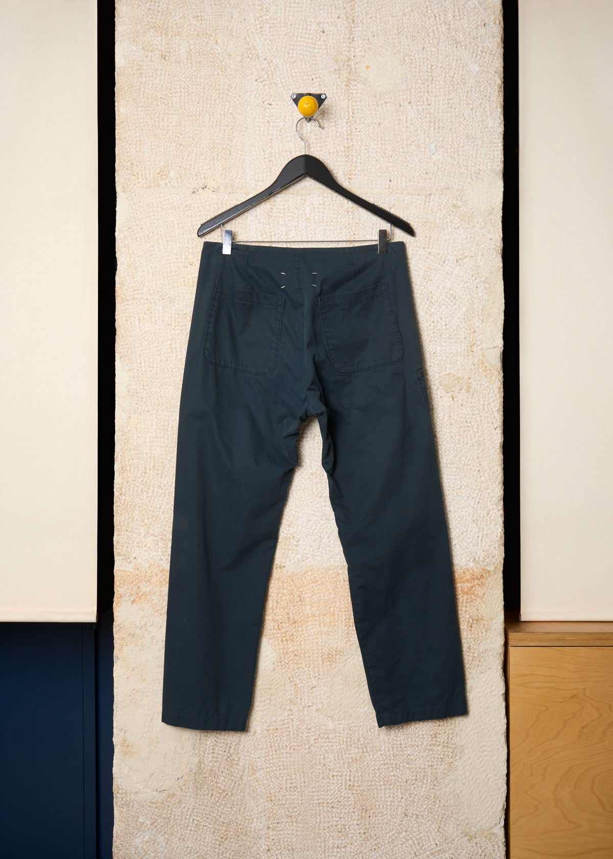 Martin Margiela Navy MCQueen Light Cotton Pants SS2001 - 48IT