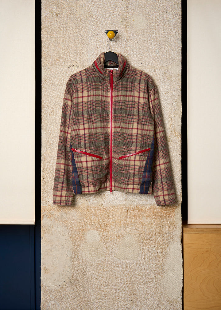 【日本入手困難】FRANCOISE JACKET IN STRIPED WOOL FLANNEL Japanese Brand NE CE SA Stripe Wool Vintage Trucker Jacket