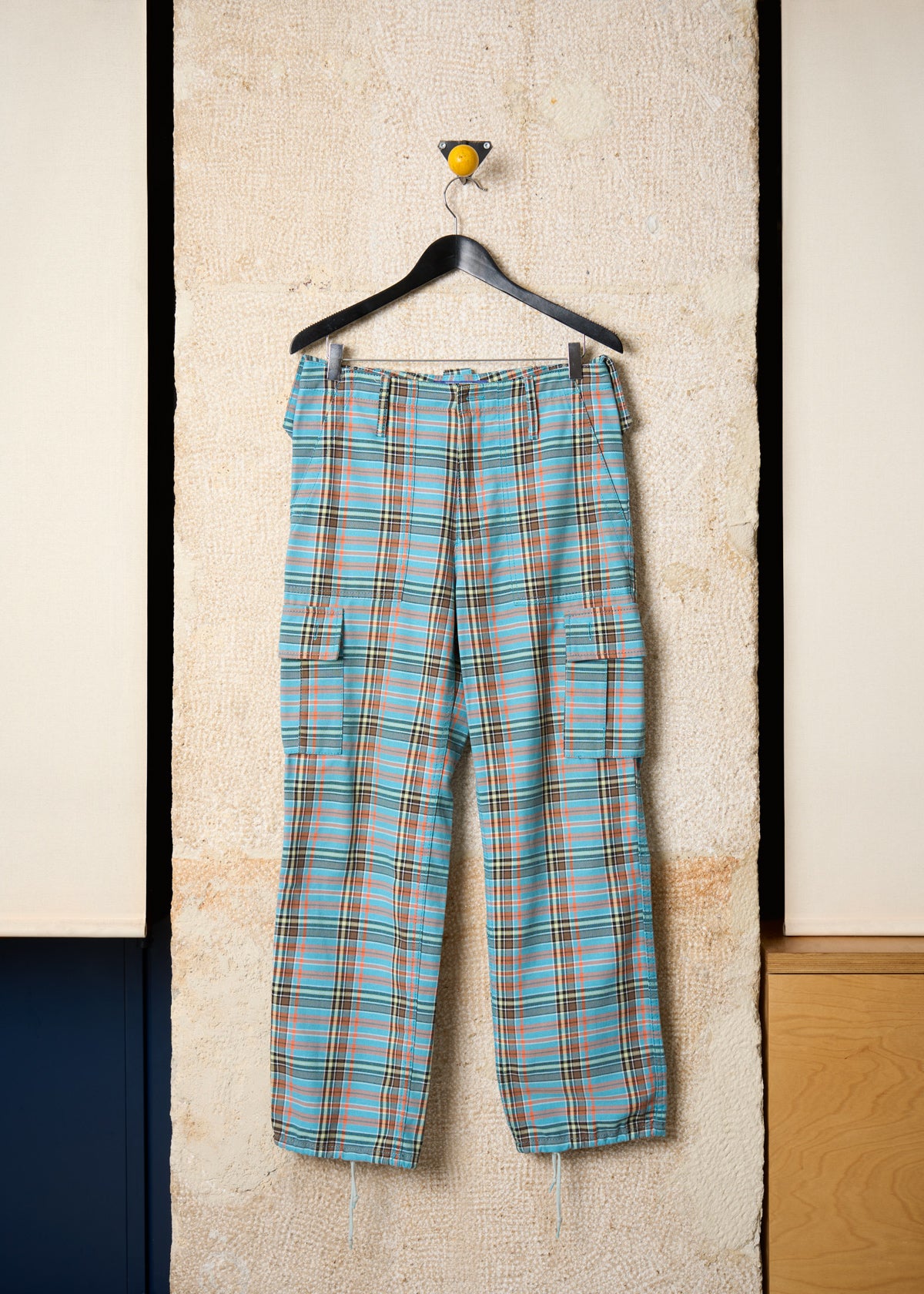 Plaid Tartan Cargo Pants SS2004 - Large