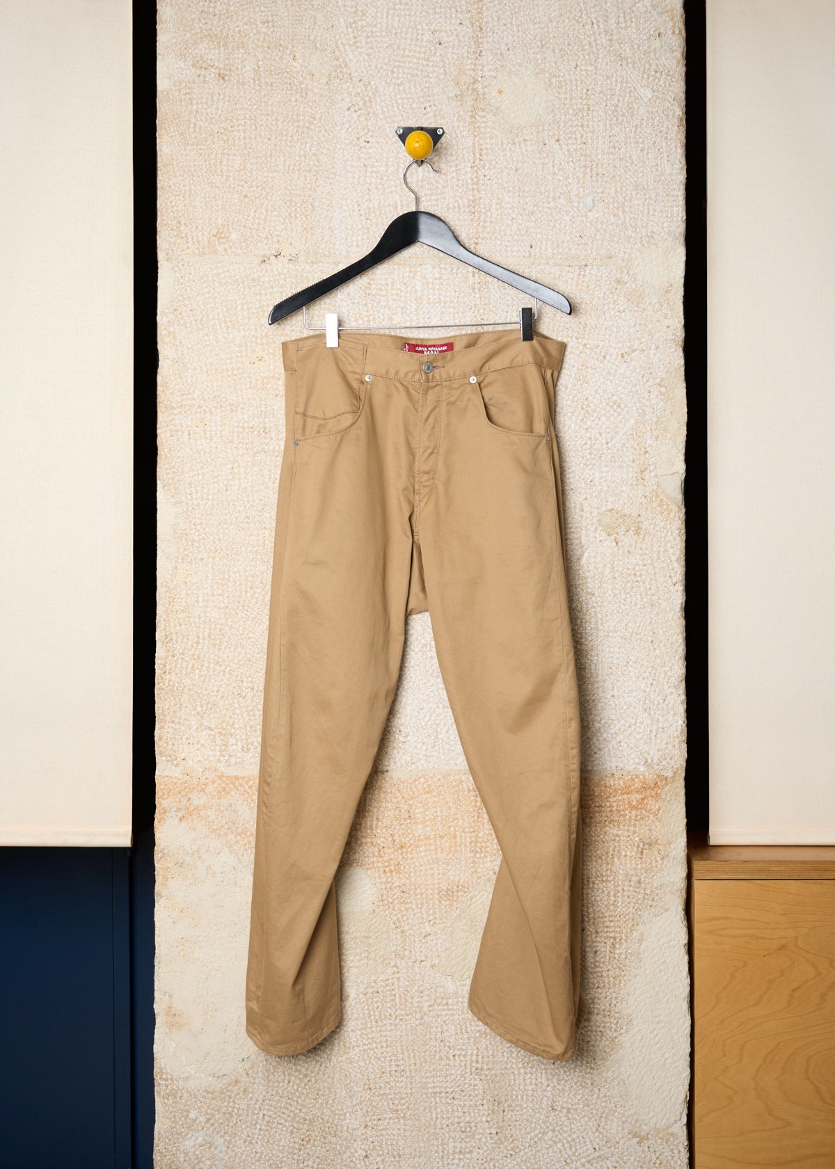 LEVI'S BROWN TROMPE LOEIL POCKETS COTTON PANTS SS2022 - SMALL