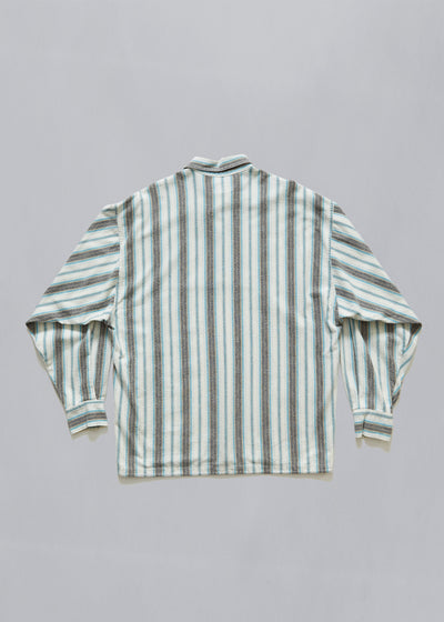 Mismatch Striped Polo Shirt 1980's - Medium