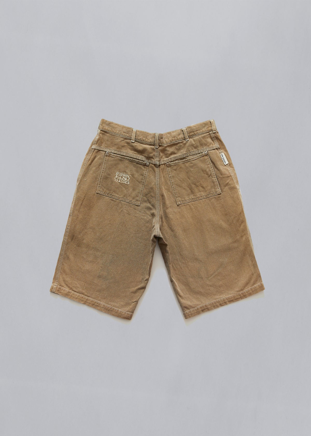Brown King Size Work Cotton Shorts - 32