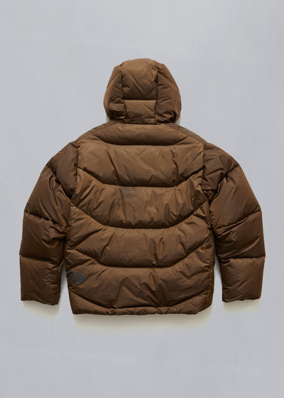 Brown Tech Skiing Puffer Jacket 2000's - Large