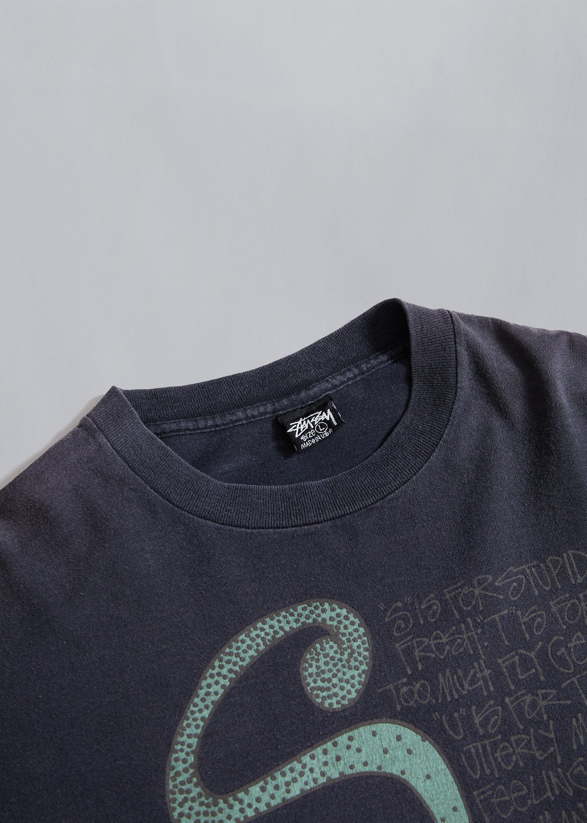 Black S Talk Tee 1991 - Large