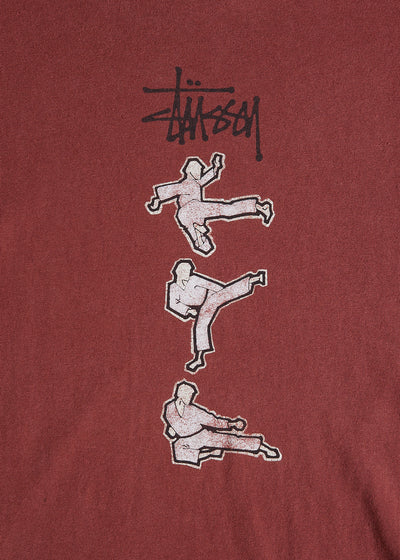 Burgundy Karate Tee 1994 - X-Large