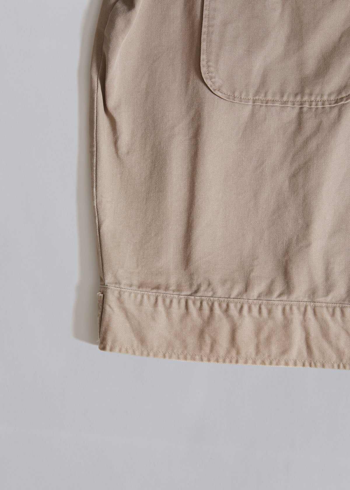Beige Double Pocket Zip Work Jacket 1990's - X-Large