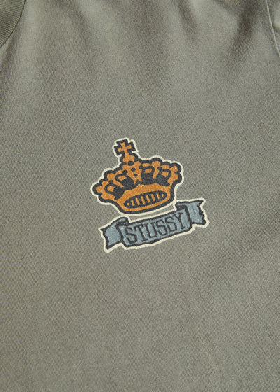 Olive Stüssy Design Corp Crown Tee 1993 - Large