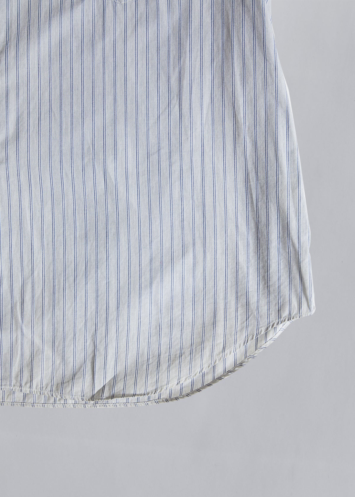CDG Homme Denim Sleeves Striped Shirt 1980's - Medium