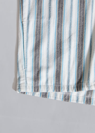Mismatch Striped Polo Shirt 1980's - Medium