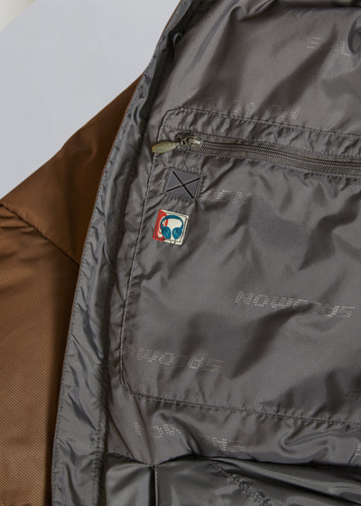 Brown Tech Skiing Puffer Jacket 2000's - Large
