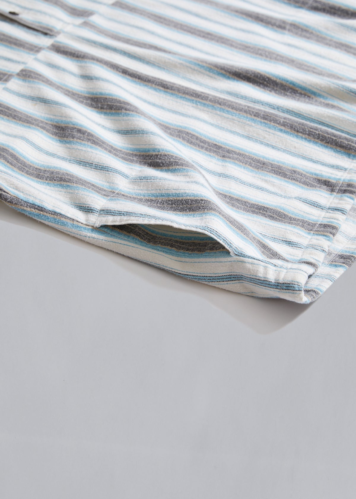 Mismatch Striped Polo Shirt 1980's - Medium