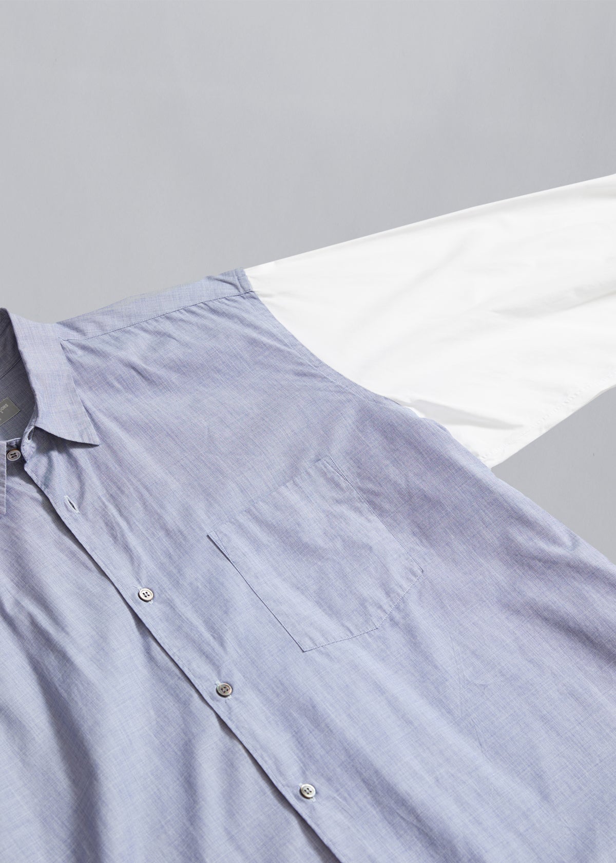 CDG Homme Blue Sleeves Classic Shirt 1995 - Large