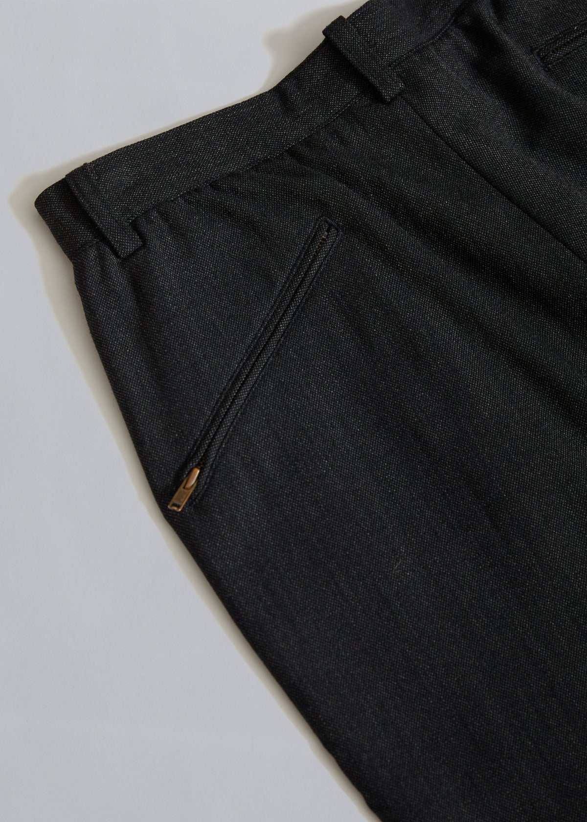 4 Zip Pockets Wool Pants 1980's - Medium