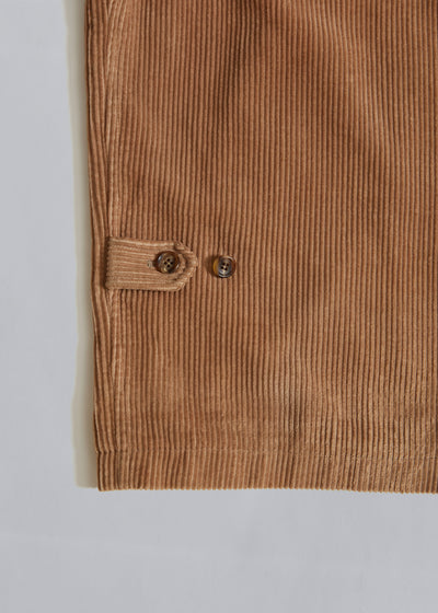CDG Homme Camel Thick Corduroy Coverall Work Jacket 1991 - Large
