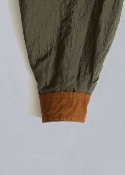 Modulable Mixed Fabrics Work Jacket 1980's - Medium