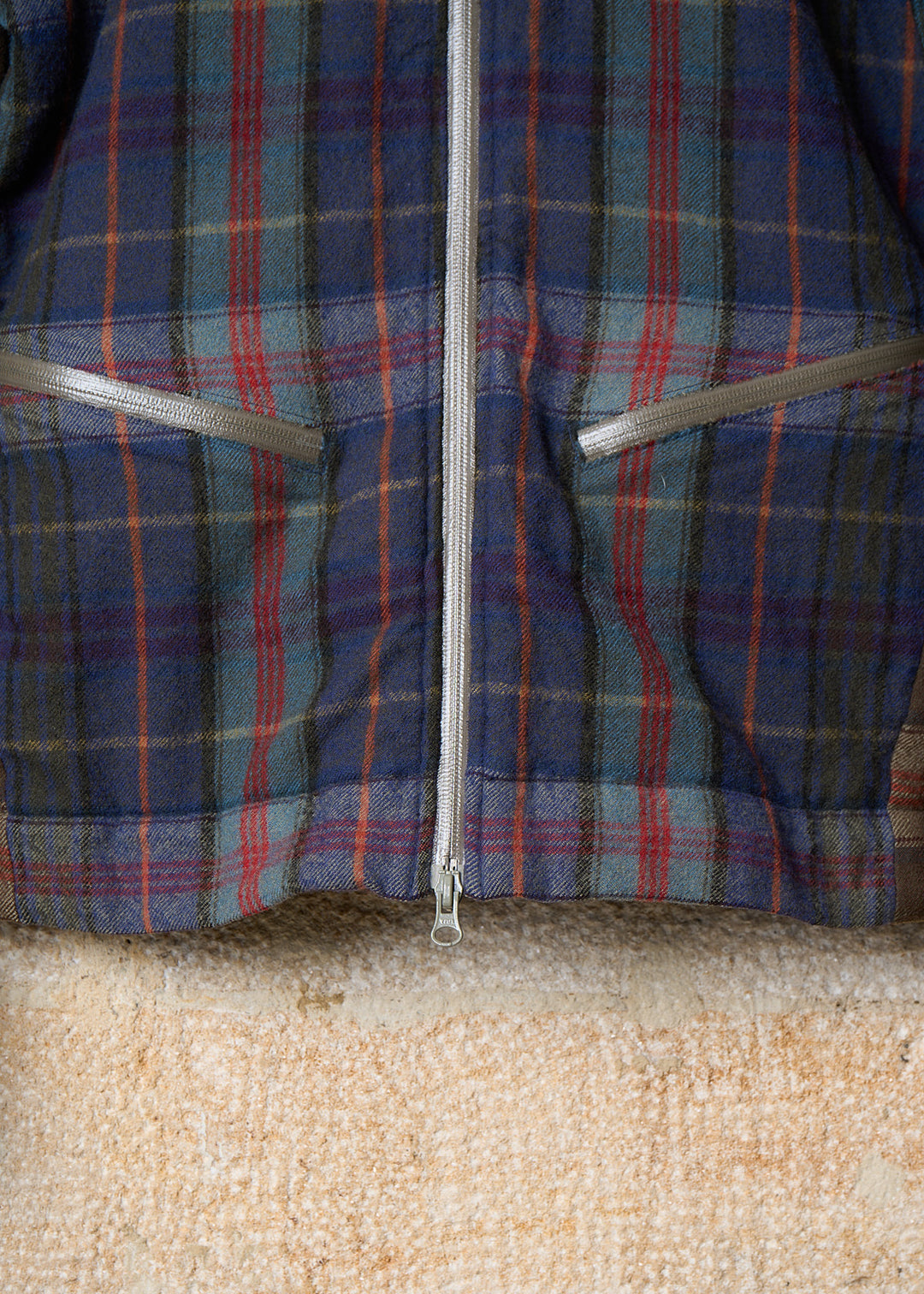 CDG Shirt Checkered Flannel Wool Tech Jacket 2008 - Large – The