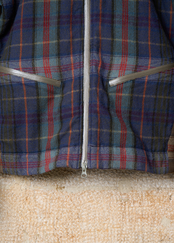 CDG Shirt Checkered Flannel Wool Tech Jacket 2008 - Large – The