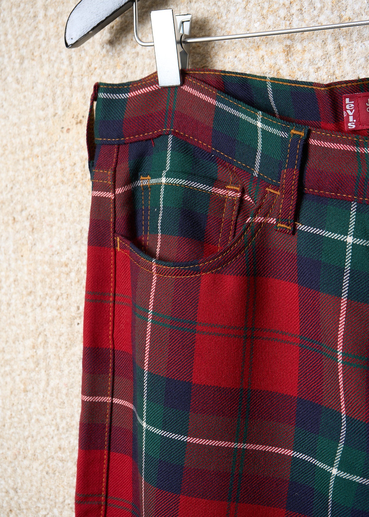 Junya Watanabe/Levi's Red Tartan Trousers 2002 - Large
