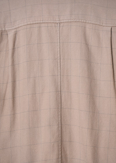 Beige Melting Pot Mixed Fabrics Flannel Shirt 2000 - Large