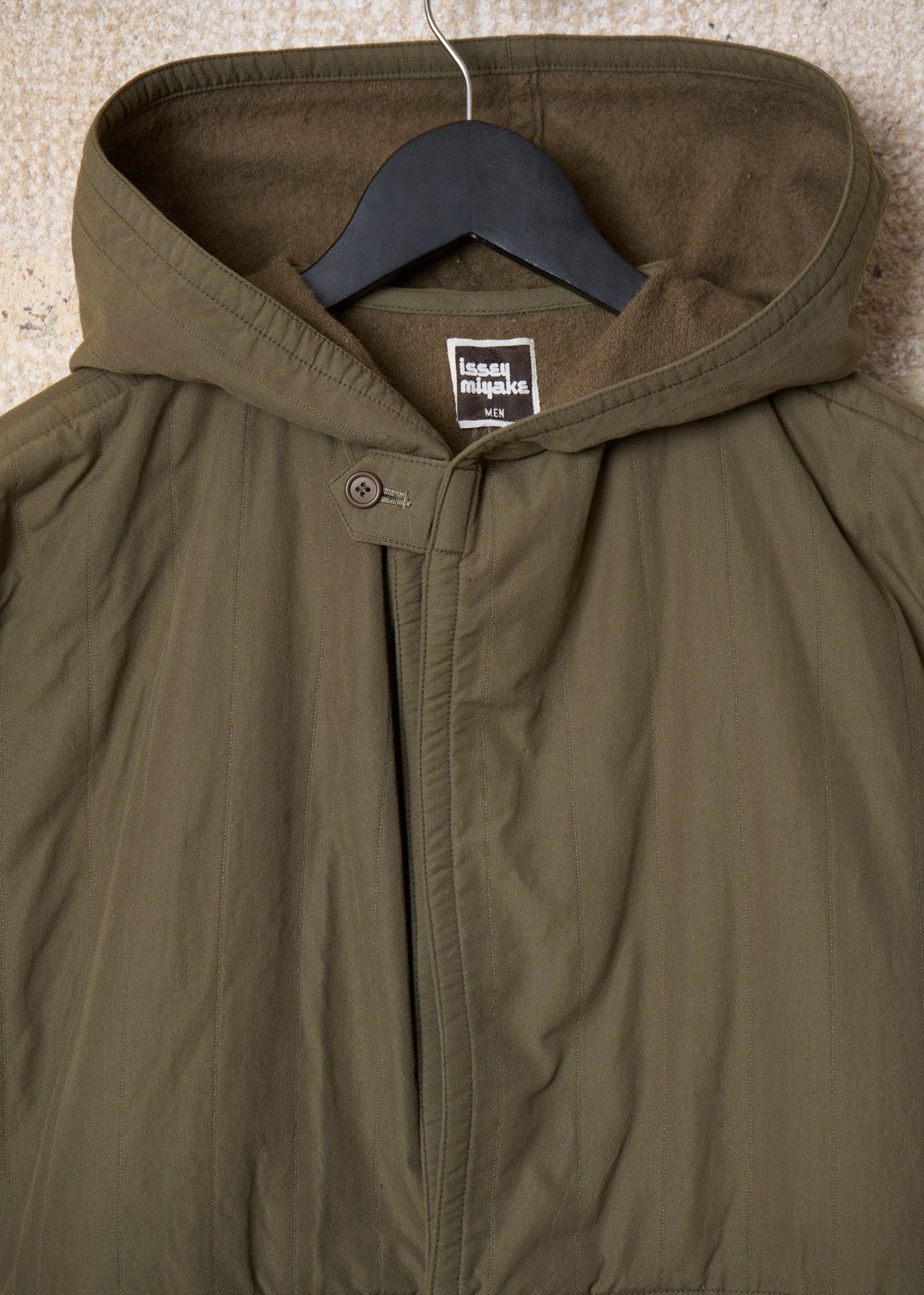 Olive Green Padded Military Parka 1980's - Medium