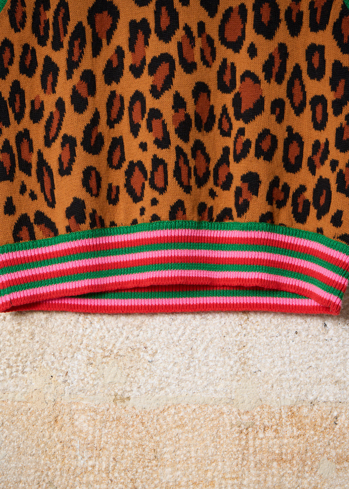 CDG Homme Plus Leopard Patchwork Knit Vest 2018 - Large – The