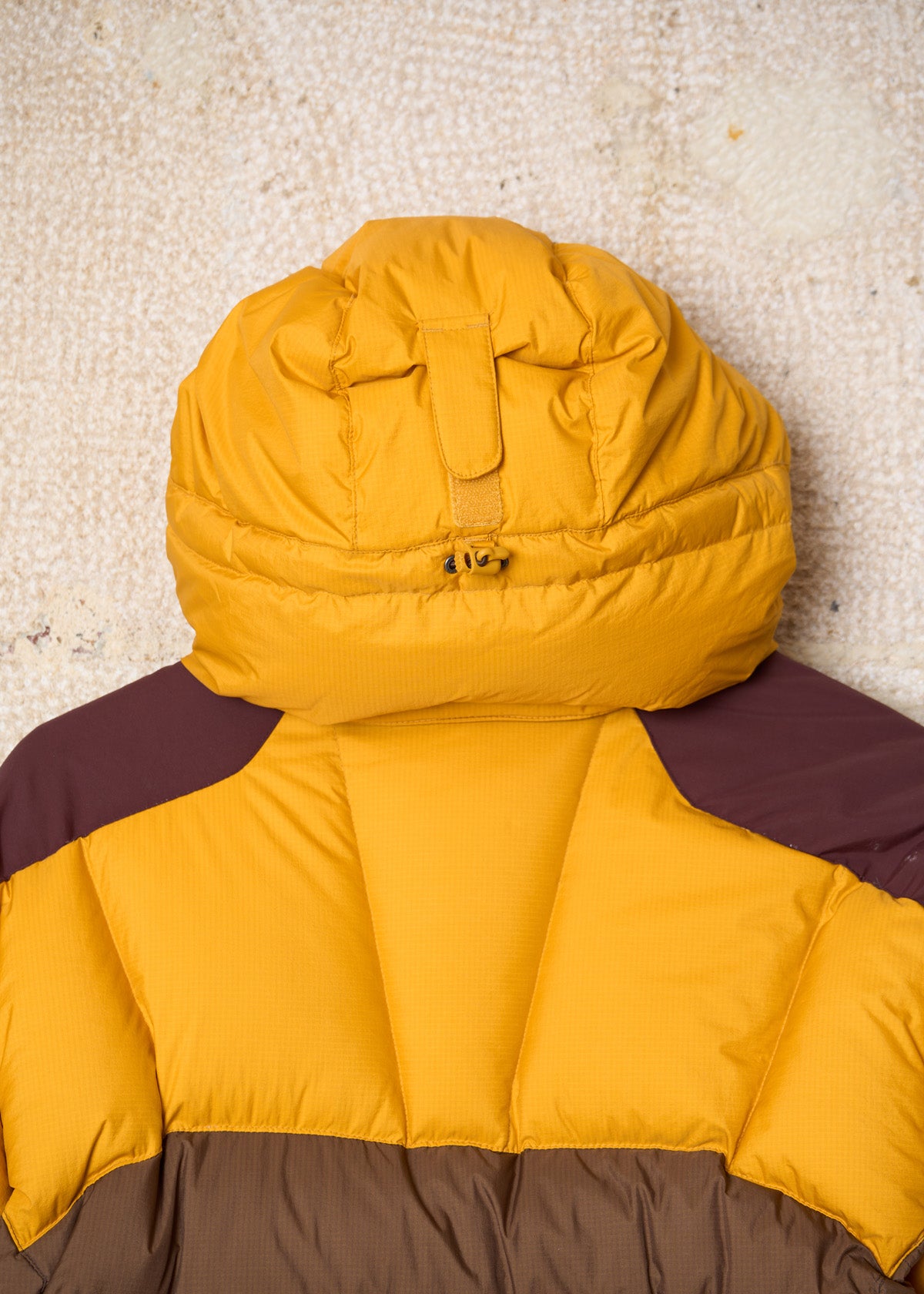 Yellow Brown Skiing Down Jacket 2000's - Large