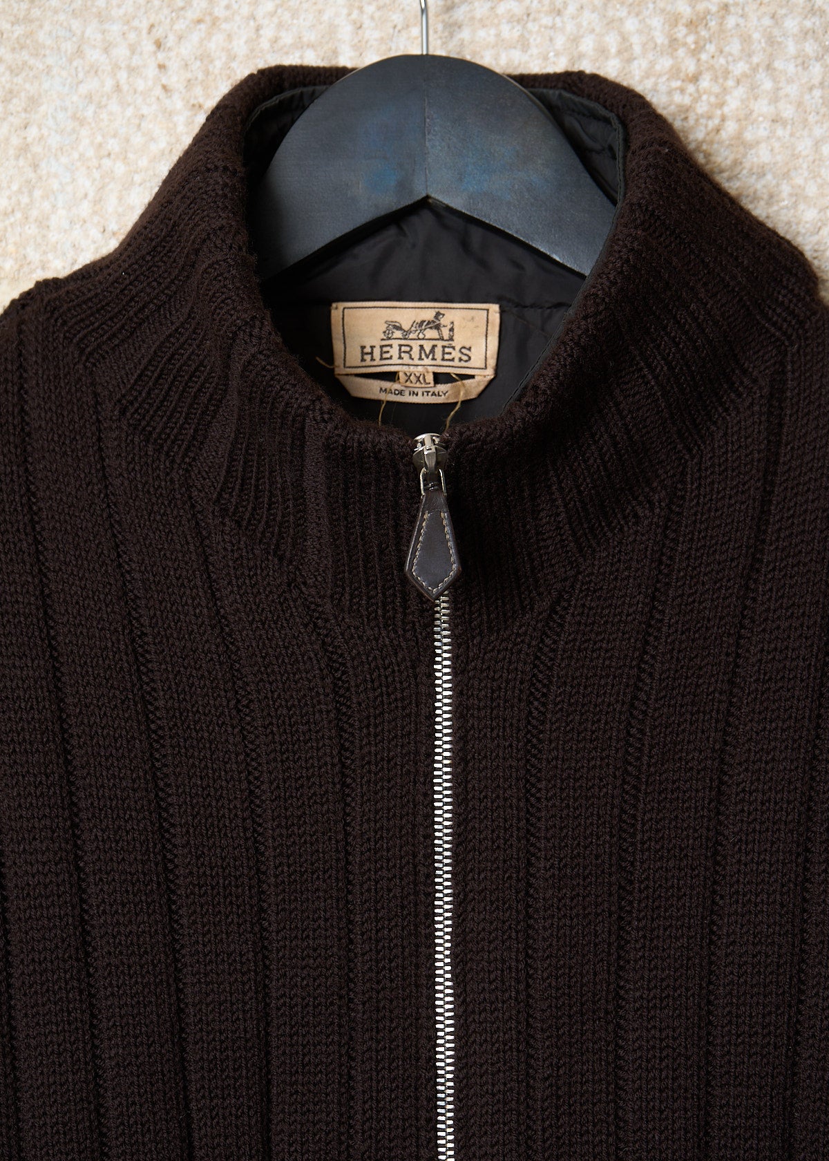 Brown Cashmere Driver Knit With Nylon Liner 2000's - XX-Large