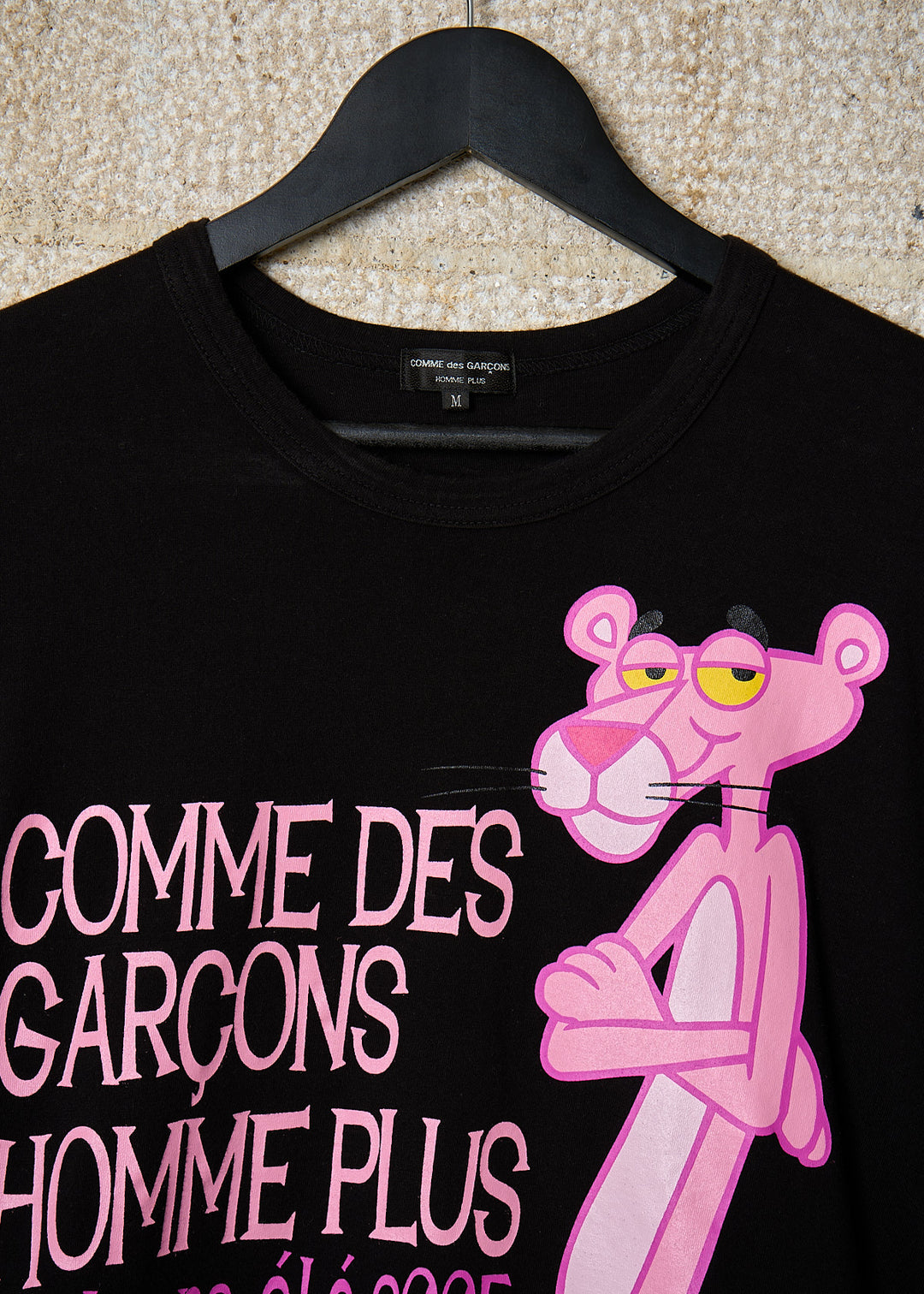 CDG HOMME PLUS BLACK PINK PANTHER TEE 2005 - Medium – The