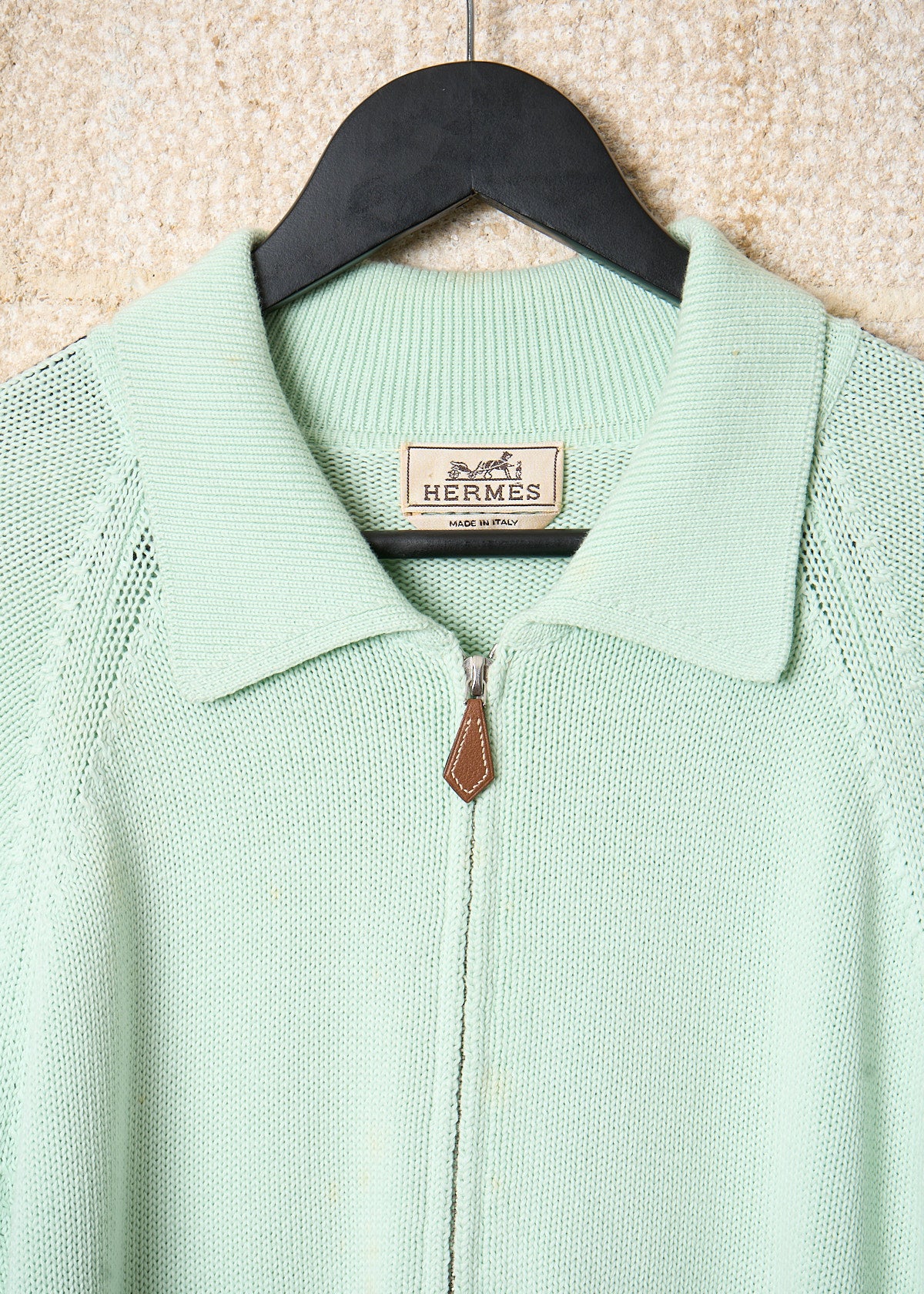 Mint Cotton Zip Overshirt 2000's - Medium