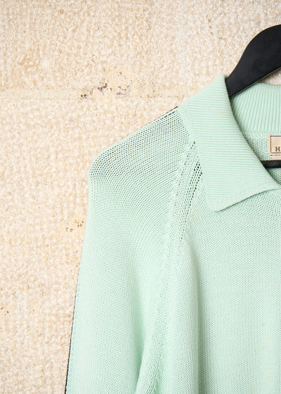 Mint Cotton Zip Overshirt 2000's - Medium