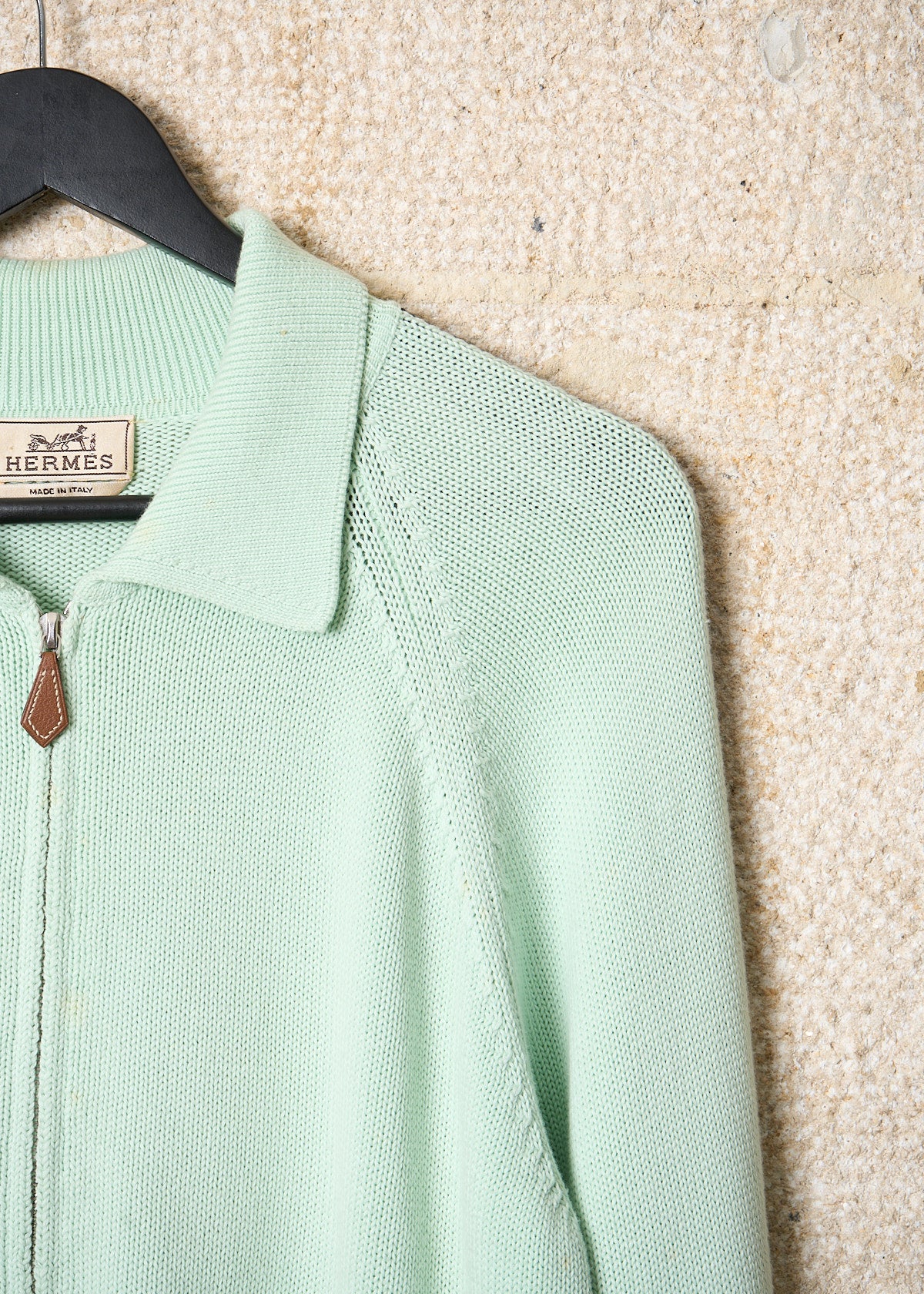 Mint Cotton Zip Overshirt 2000's - Medium