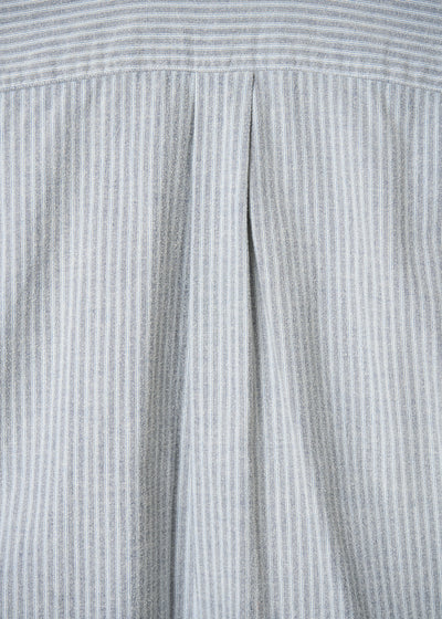 CDG HOMME BLUE STRIPED RIBBON SHIRT 1990's - Large