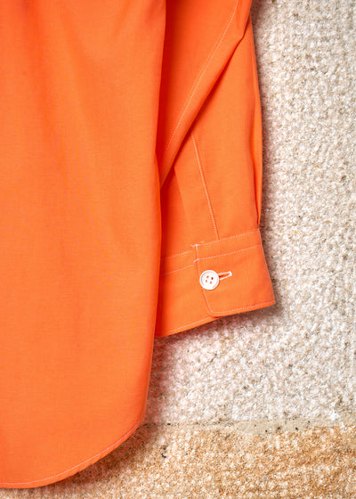 HOMME ORANGE ZIP POCKET COTTON SHIRT 2000 - LARGE