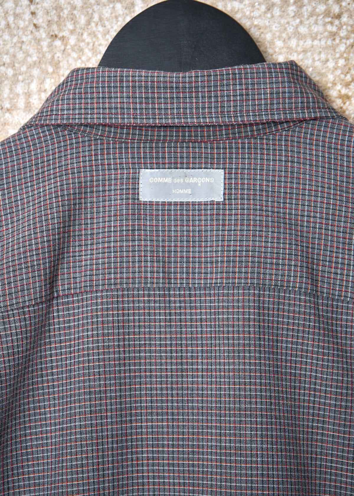 HOMME MINI CHECK SUMMER WOOL ZIP JACKET 1994 - LARGE