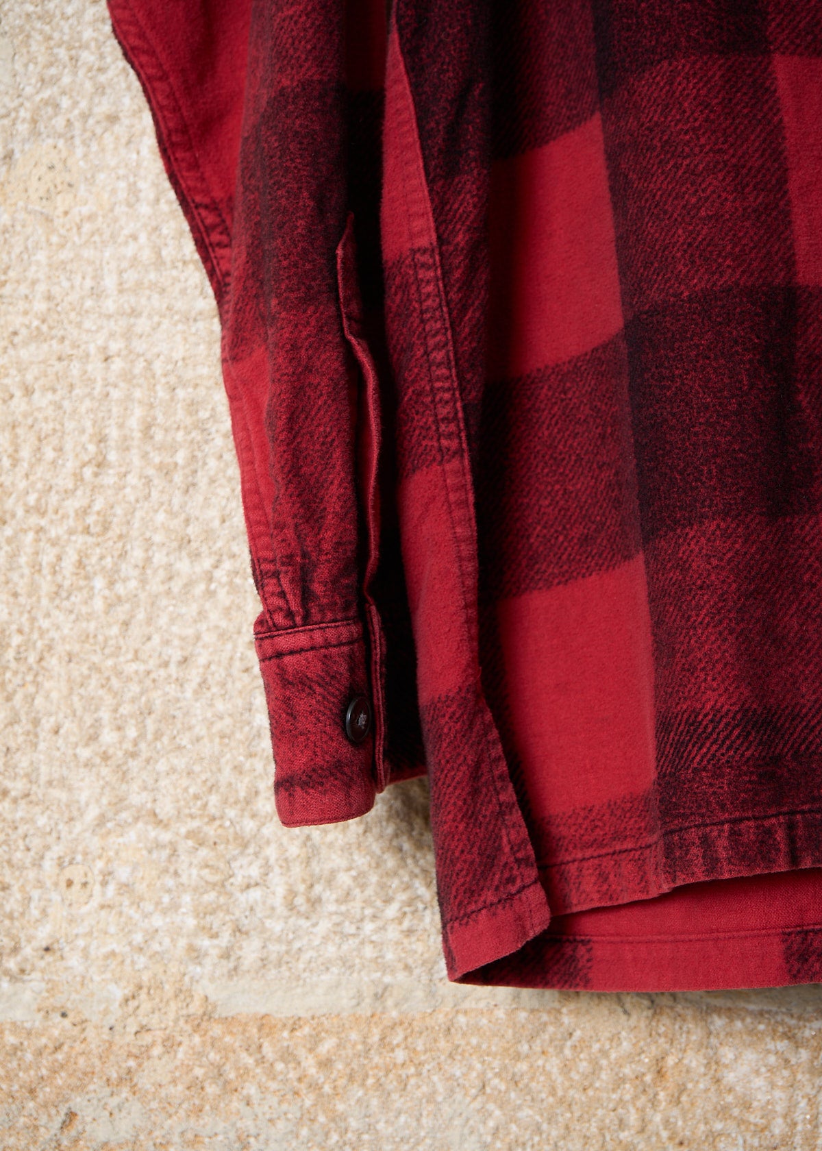 RED BLACK PARASITE FLANNEL SHIRT 1998 - MEDIUM