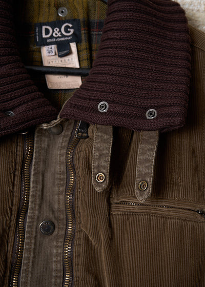 BROWN CORDUROY HBT LAYERED MULTI POCKETS AWBLOUSON 2004 - 48IT