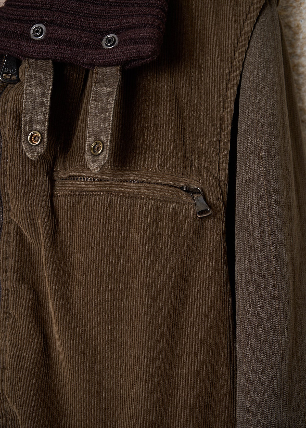 BROWN CORDUROY HBT LAYERED MULTI POCKETS AWBLOUSON 2004 - 48IT