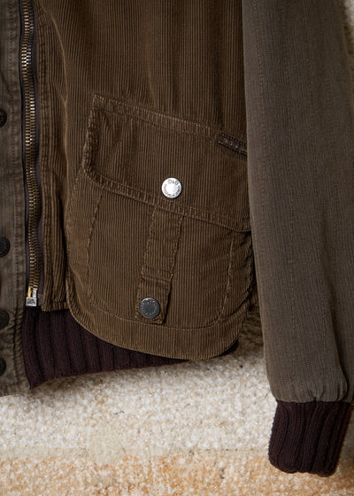 BROWN CORDUROY HBT LAYERED MULTI POCKETS AWBLOUSON 2004 - 48IT