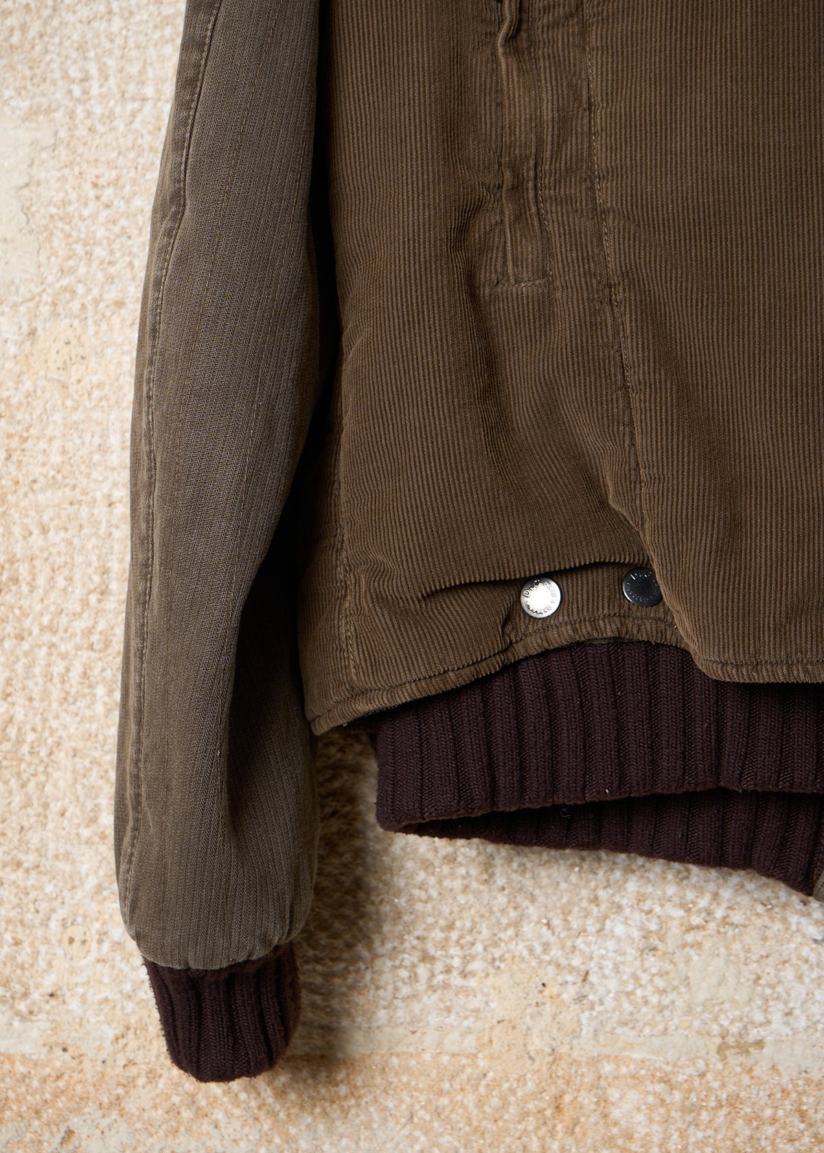 BROWN CORDUROY HBT LAYERED MULTI POCKETS AWBLOUSON 2004 - 48IT