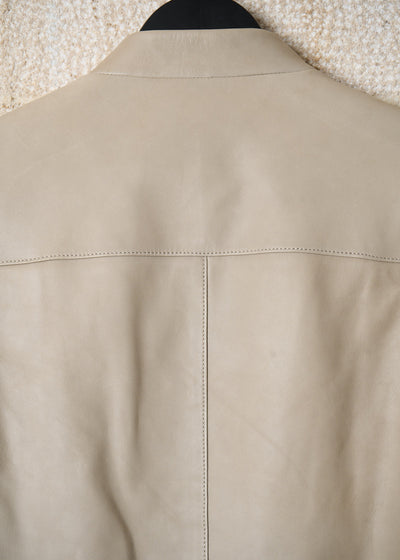 BEIGE PADDED RIDER JACKET SS2011 - 46IT