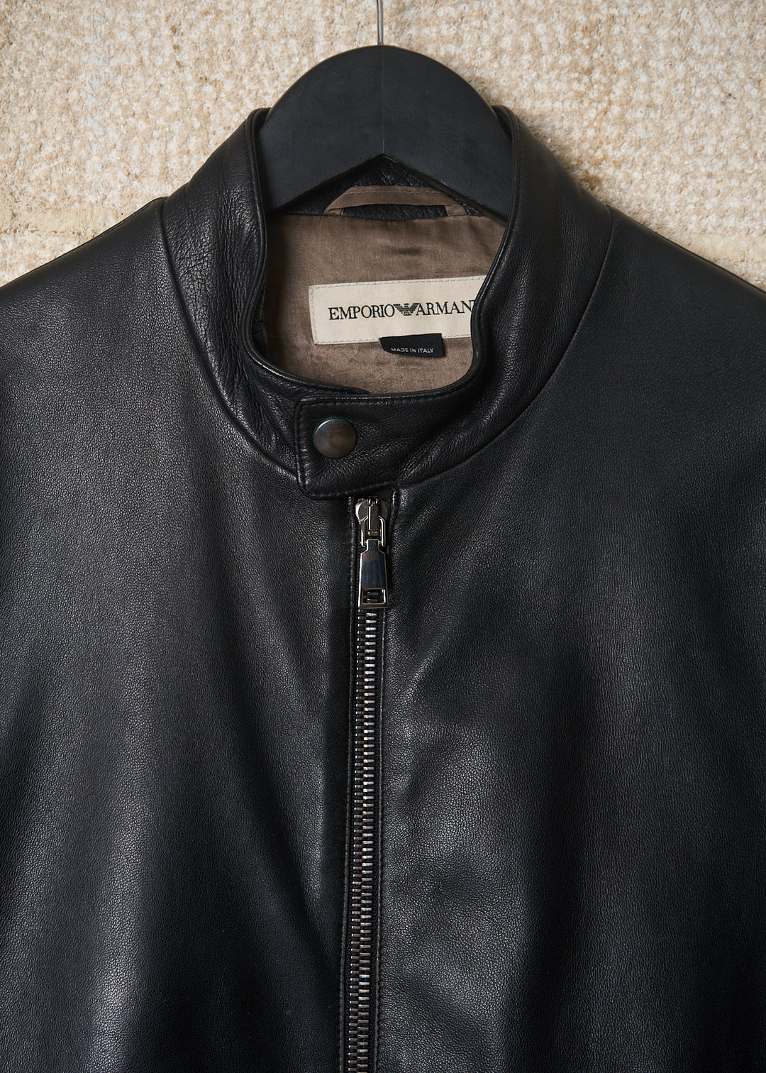 ジャケット・アウター 00s EMPORIO ARMANI Leather Piping Jacket 00s EMPORIO ARMANI Leather Piping Jacket
