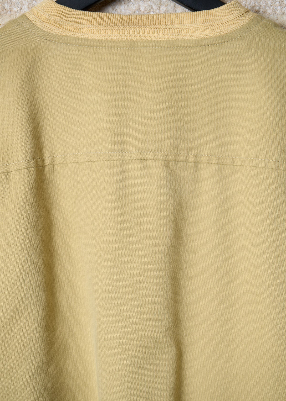 GIORGIO ARMANI YELLOW SETA BLOUSON 1980'S - LARGE