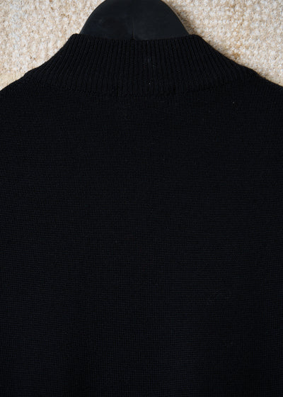 Y'S FOR MEN BLACK GREEN WHITE ORANGE PLAID ZIP JUMPER SS2009 - LARGE
